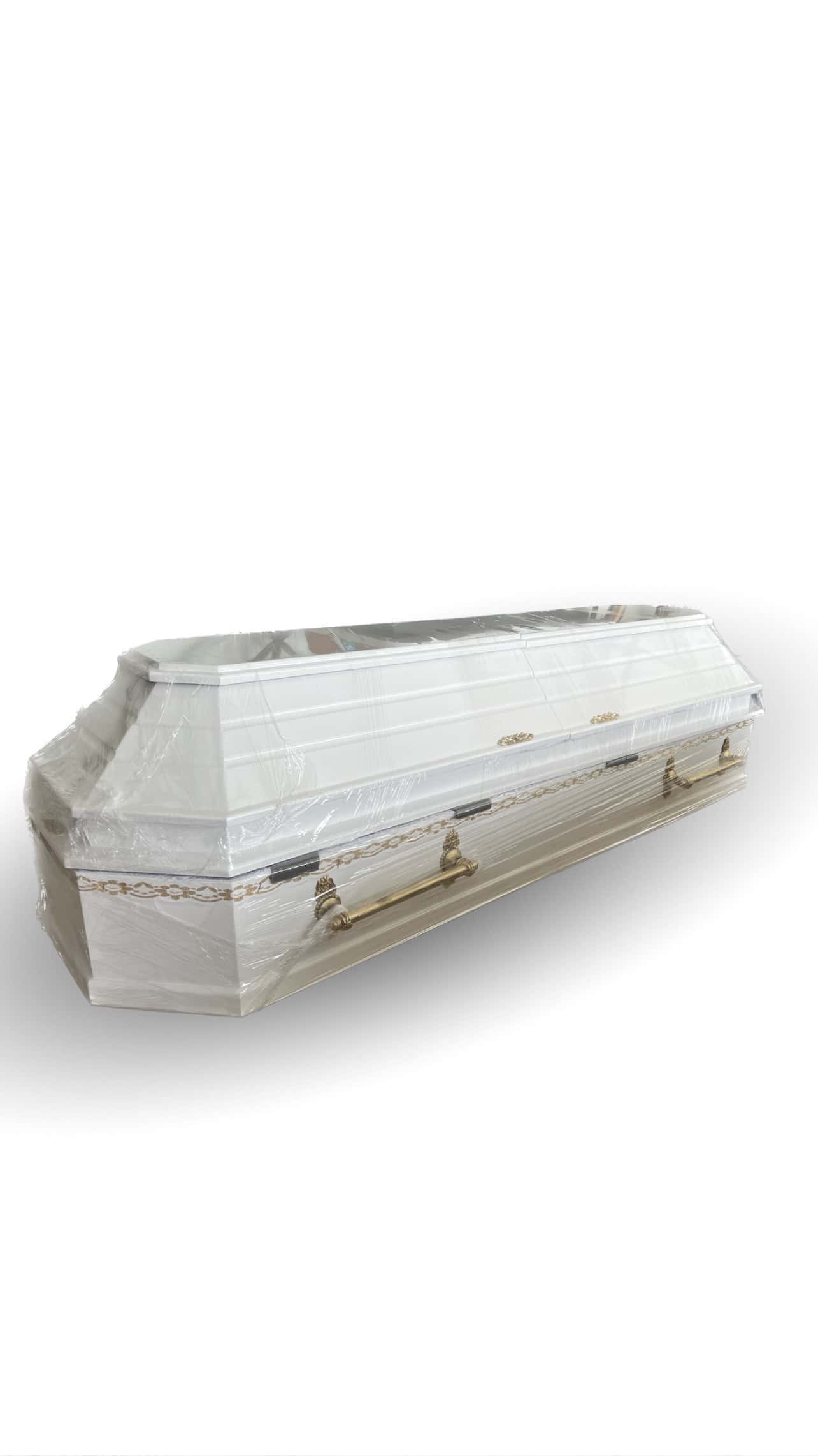 Lacquer Coffin with two-part cap 8 corners premium - #419