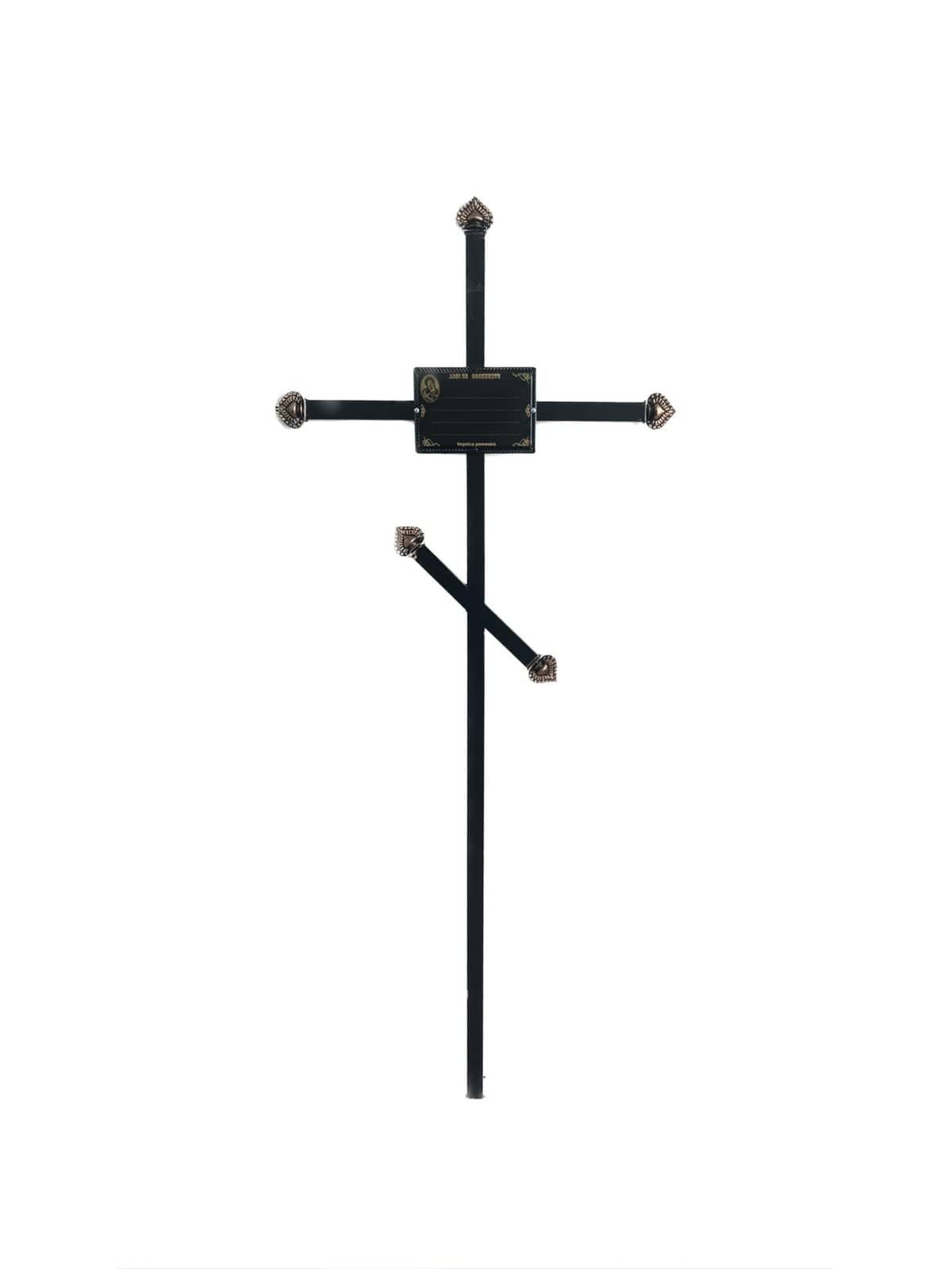 Metal Cross with crossbar - #302