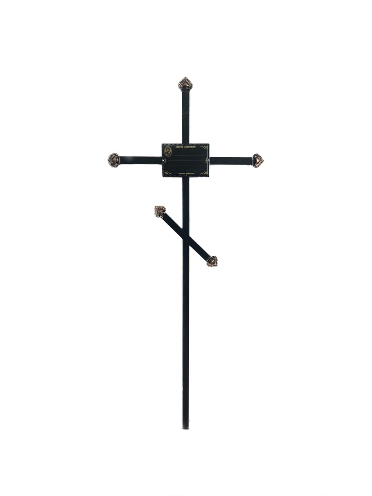 Metal Cross with crossbar - #302