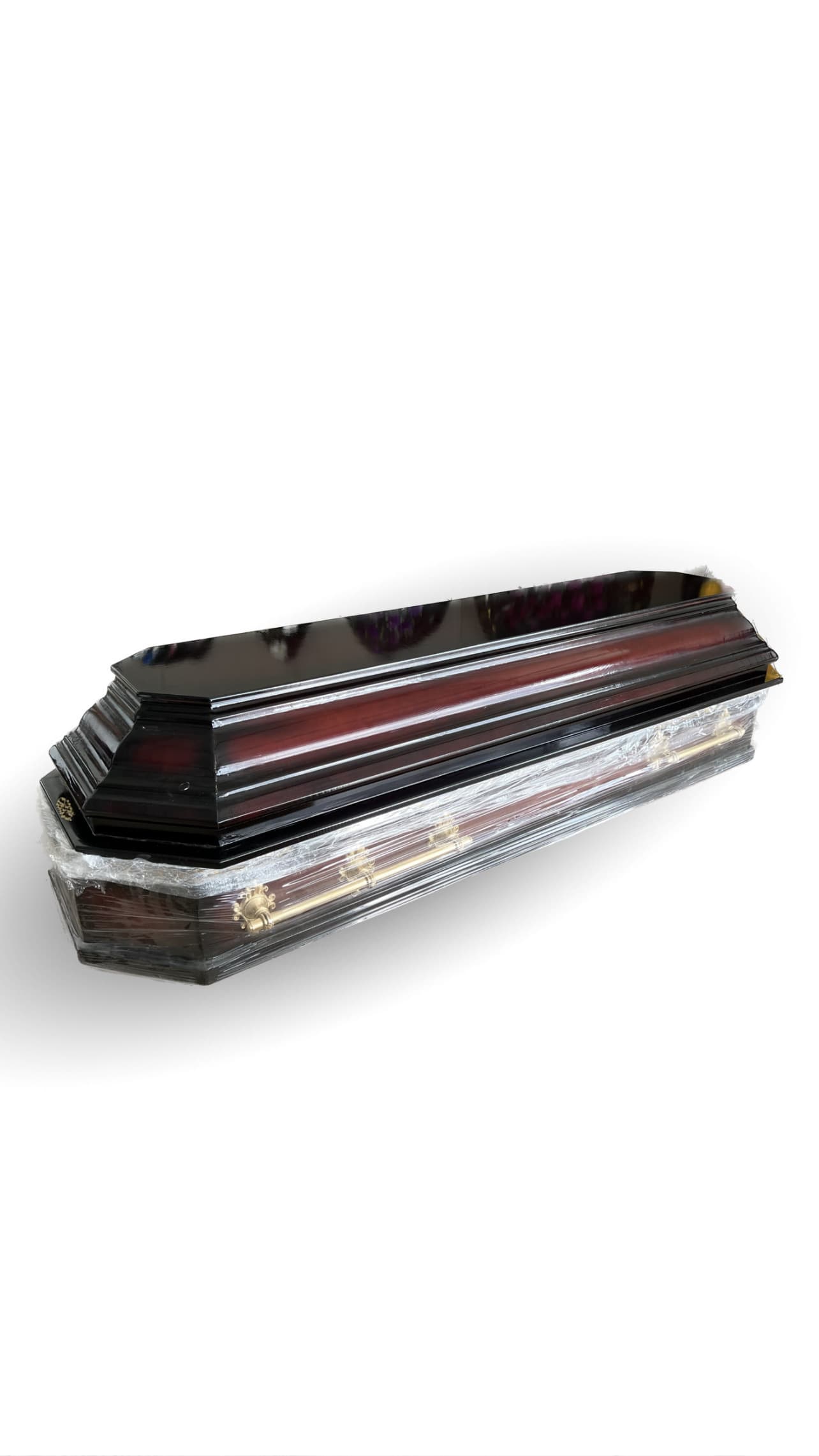 Lacquer Coffin with high cap 8 corners premium - #416