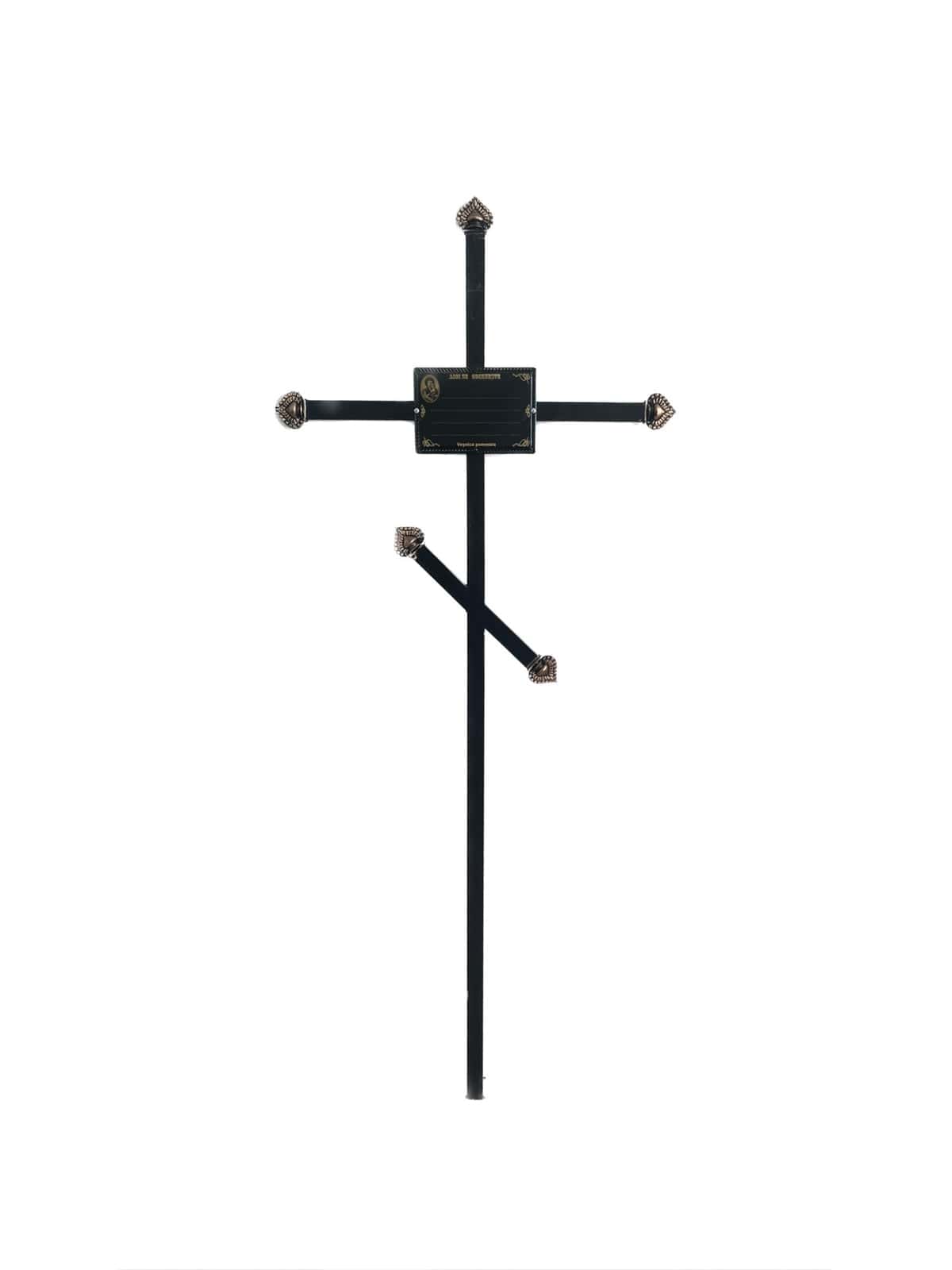 Metal Cross with crossbar - #302