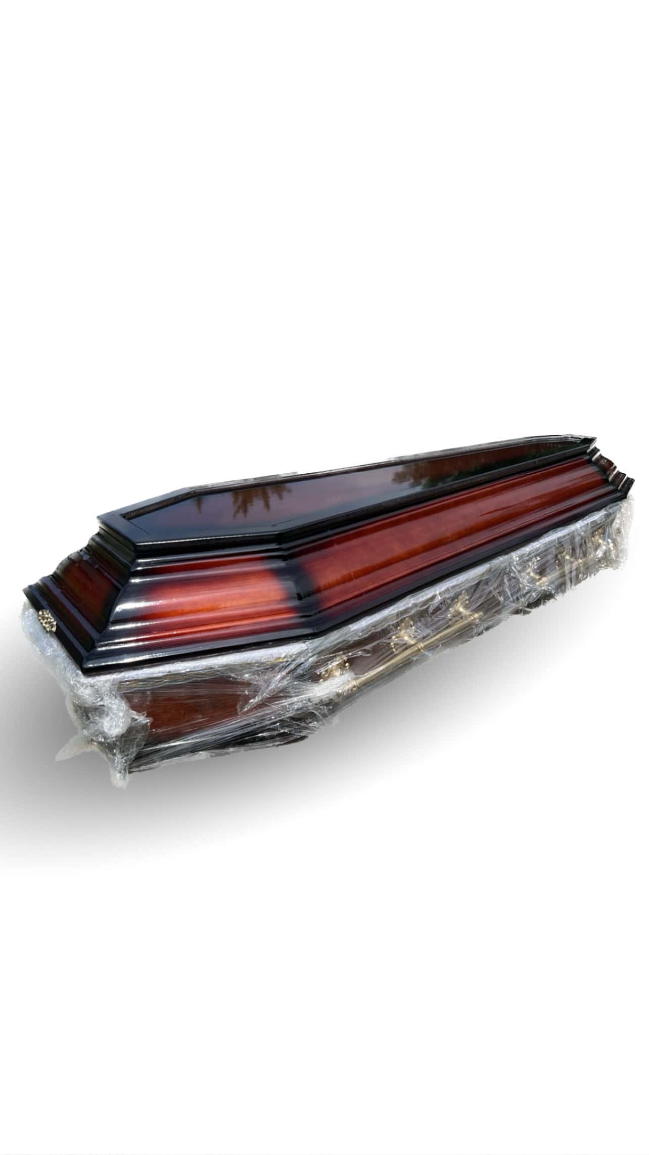 Lacquer Coffin 8 corners with narrow legs - #414