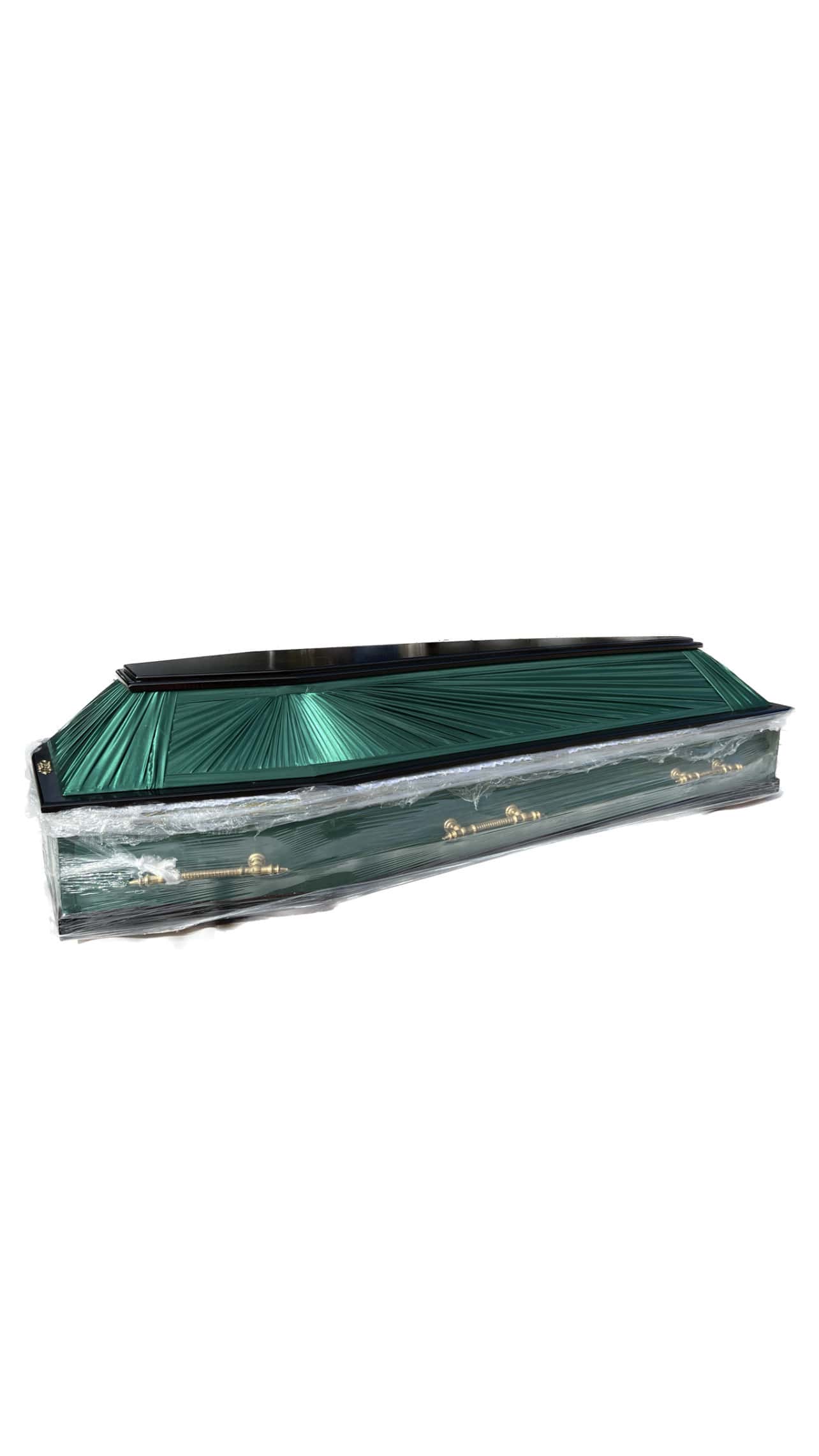 Lacquer Coffin with Sun 6 corners - #404