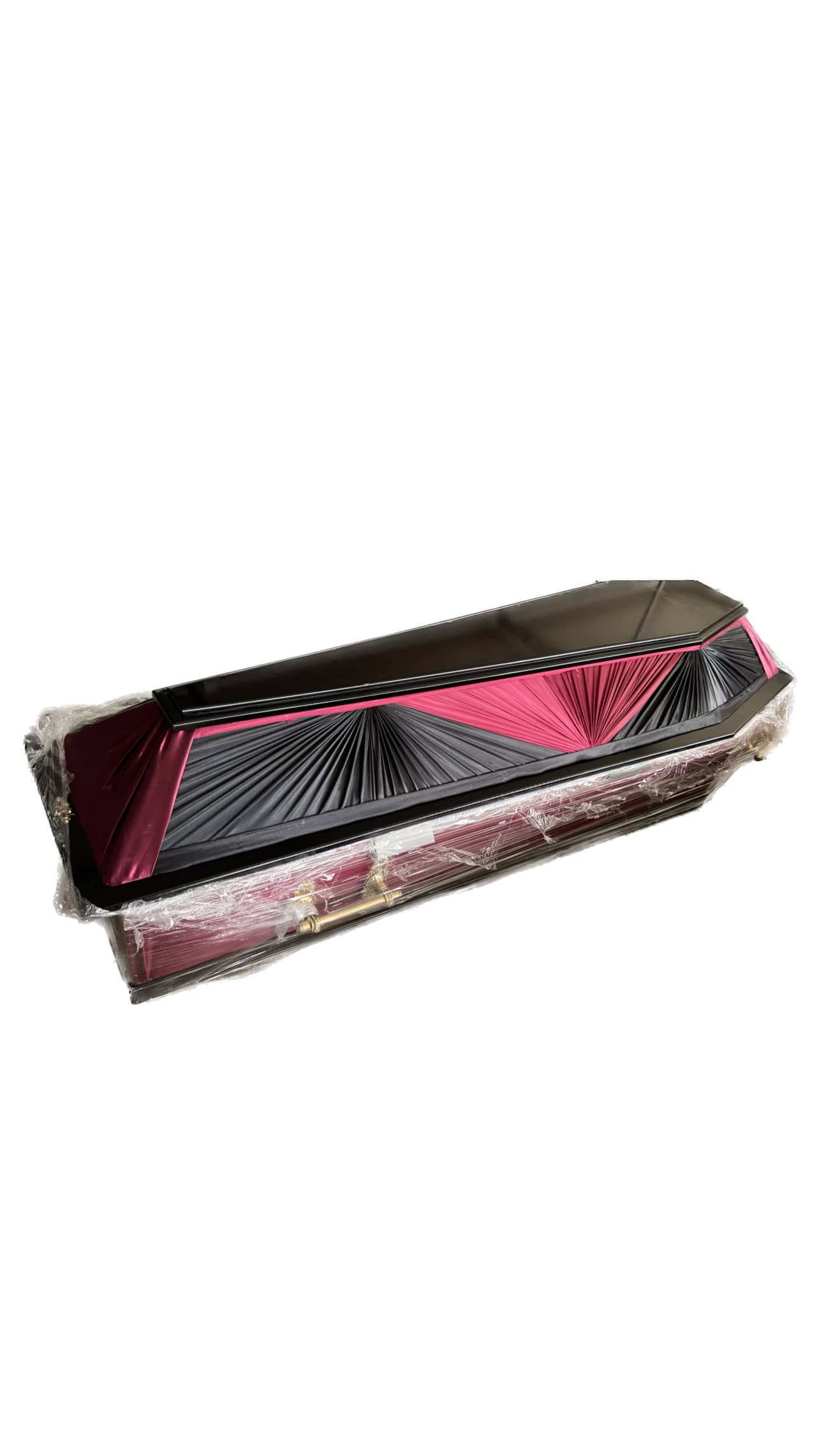 Lacquer Coffin with Sun 2 parts 6 corners - #406